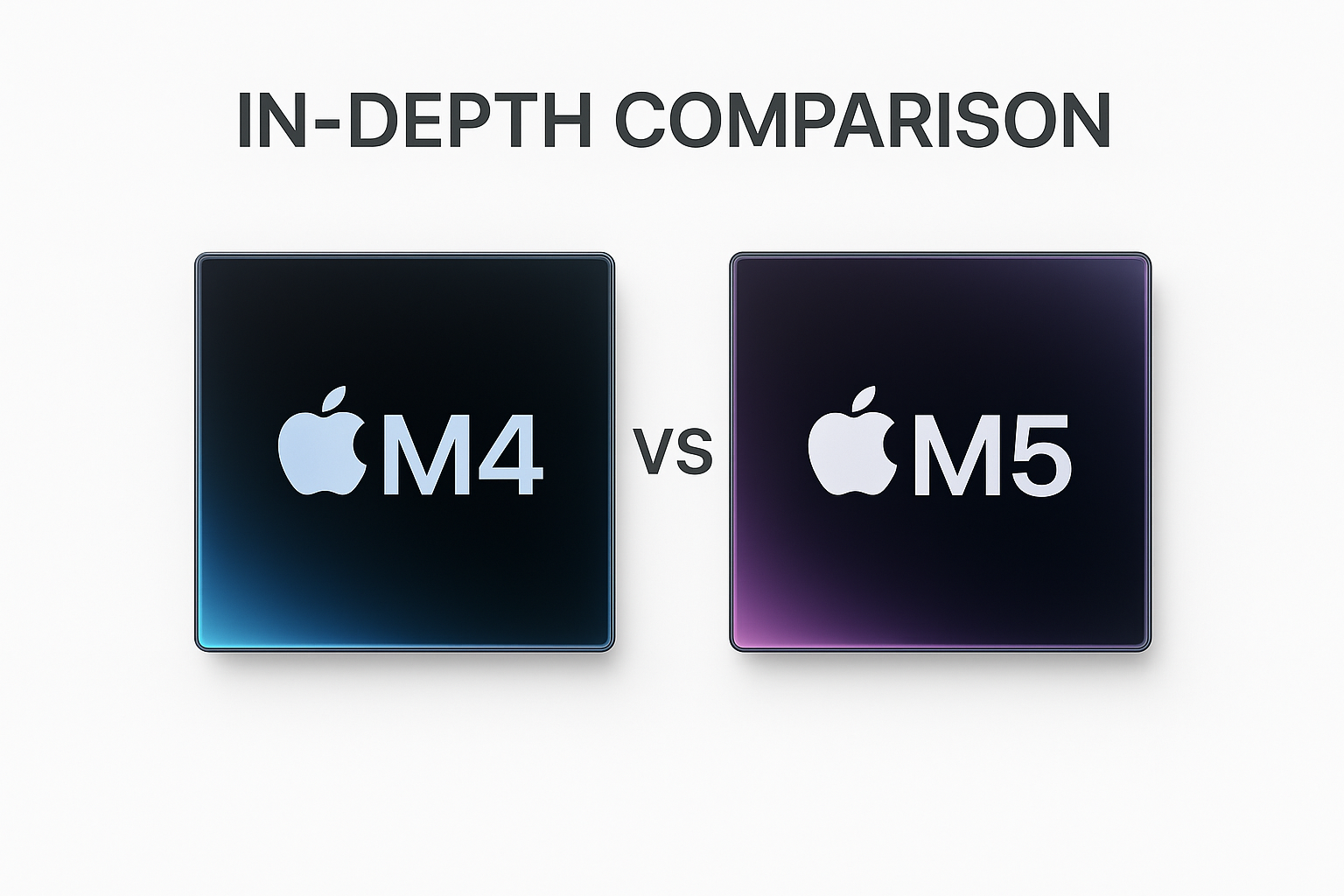 apple m4 vs m5 chip