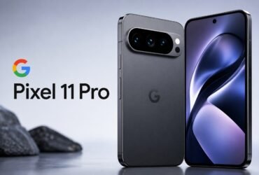 Google Pixel 11 Pro back panel showing the new Pixel Glow camera module design.